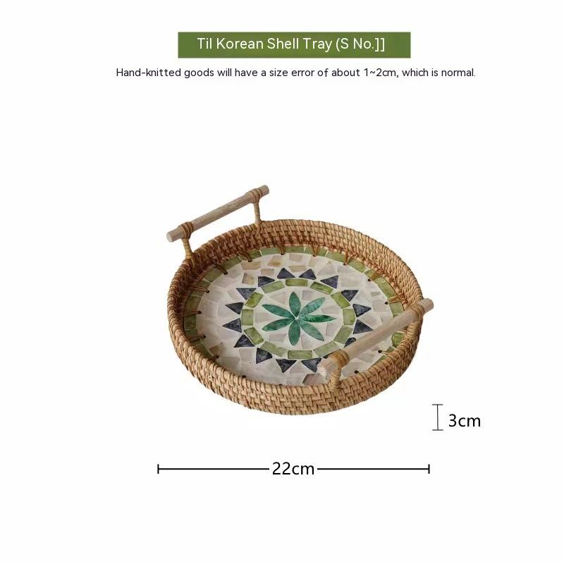 Rattan-Muschel in Tiefseefarbe