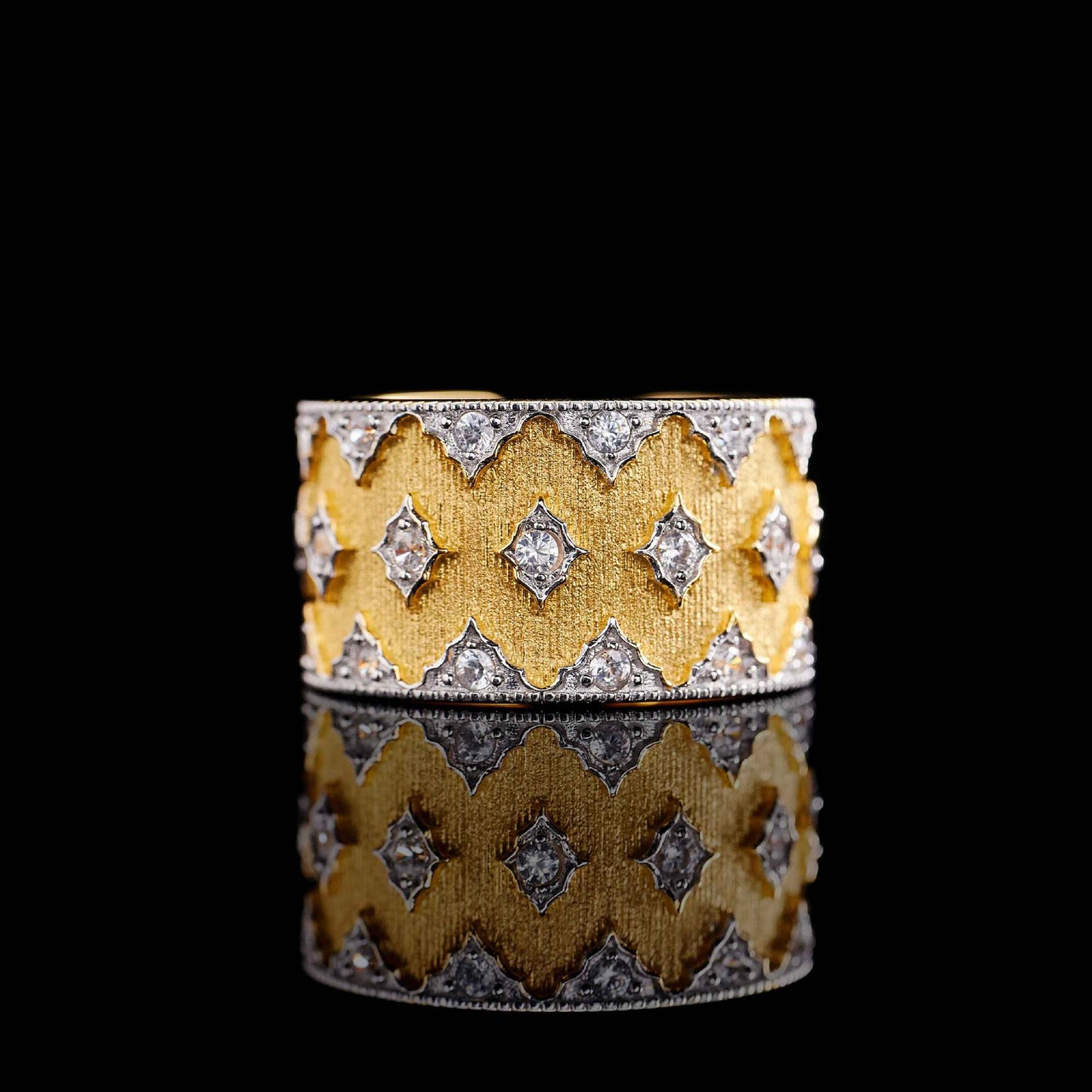 925 Silver European And American Star Ring