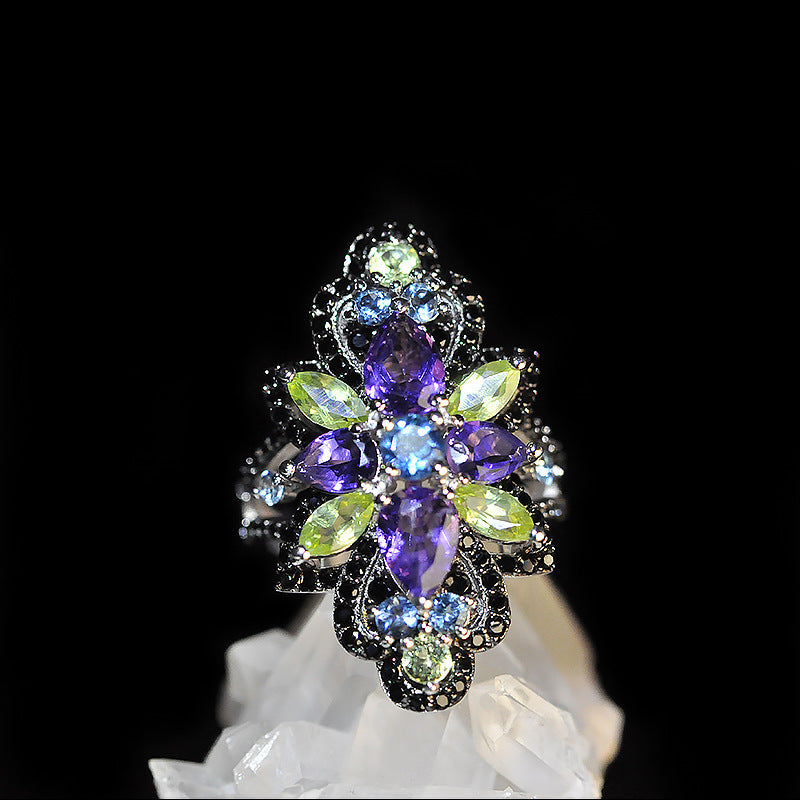 Damen-Amethyst-Ring