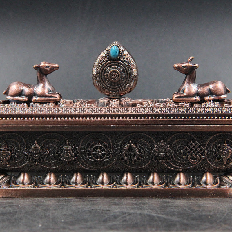Antique Tibetan Style Ceramic Incense Burner