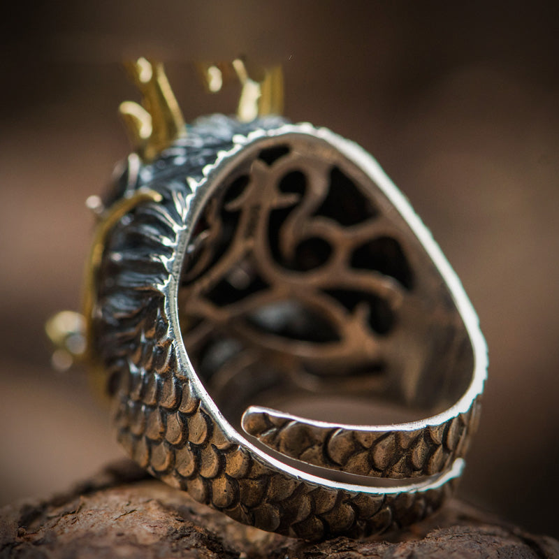 Handmade Dragon Ring Unisex