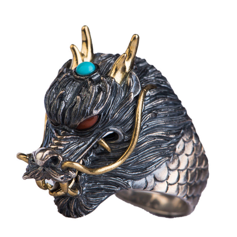 Handmade Dragon Ring Unisex