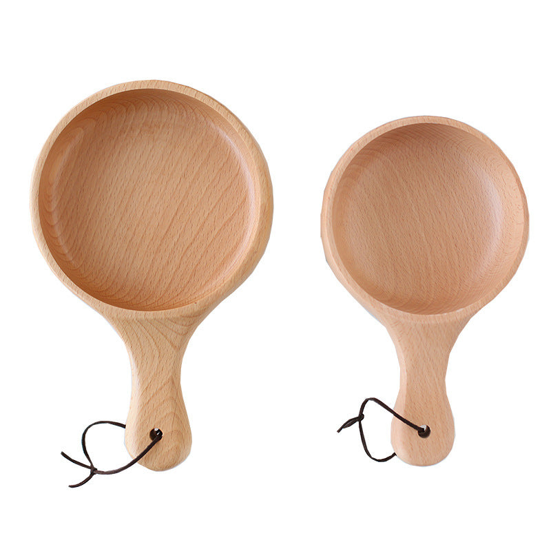 Holzschale im japanischen Stil