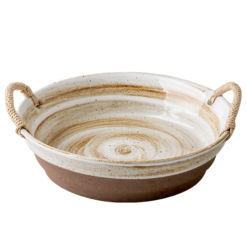 Steinzeug-Hanfseil, 22,9 cm, große Schale
