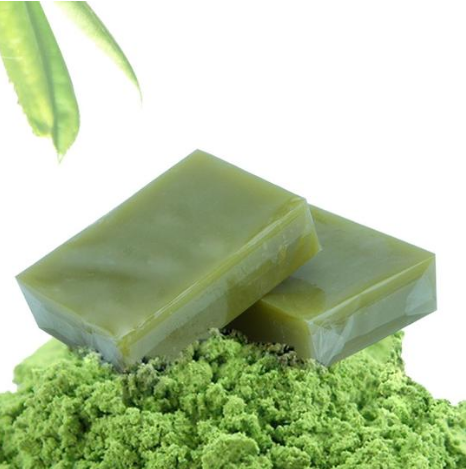 Bio-handgemachte Matcha-Grüntee-Reinigungsseife