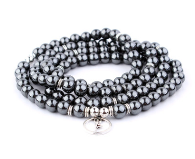 108 Natural Stone Rosary With Symbols