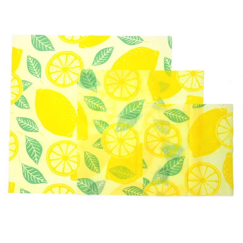Tissu de cire d'abeille pour conservation des aliments Original écologique