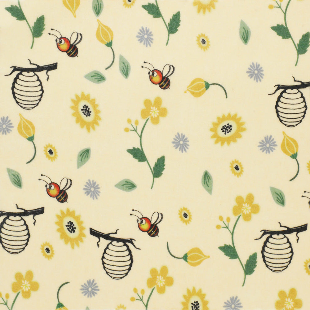 Tissu de cire d'abeille pour conservation des aliments Original écologique