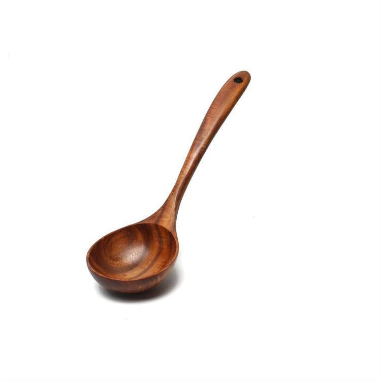 Acacia Wooden Spatula Set For Non-Stick Cookware