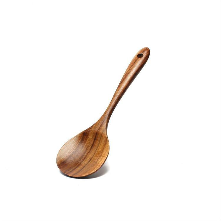 Acacia Wooden Spatula Set For Non-Stick Cookware