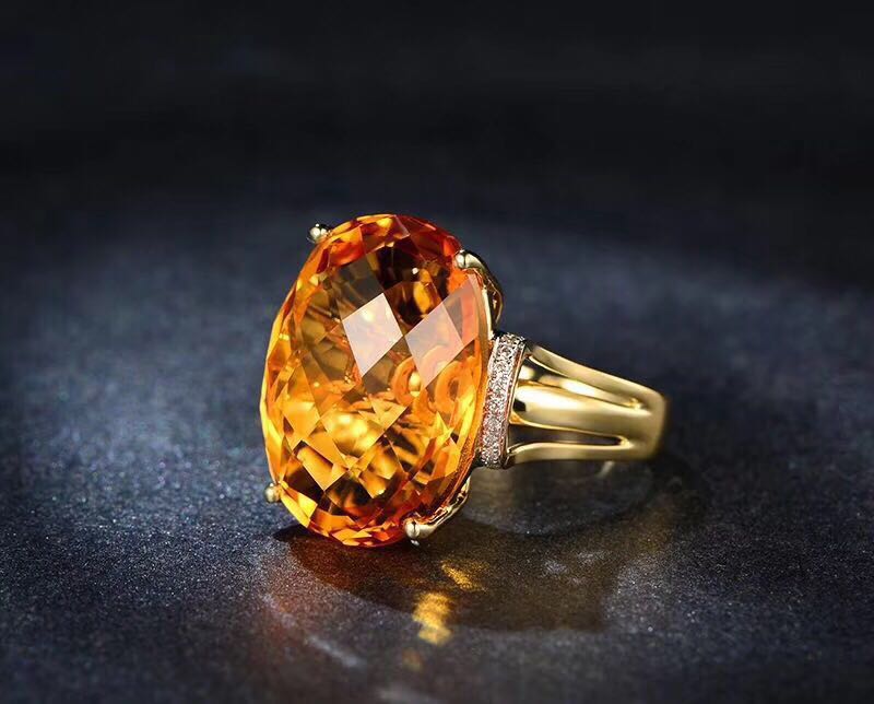 Stunning Brazilian Citrine Ring