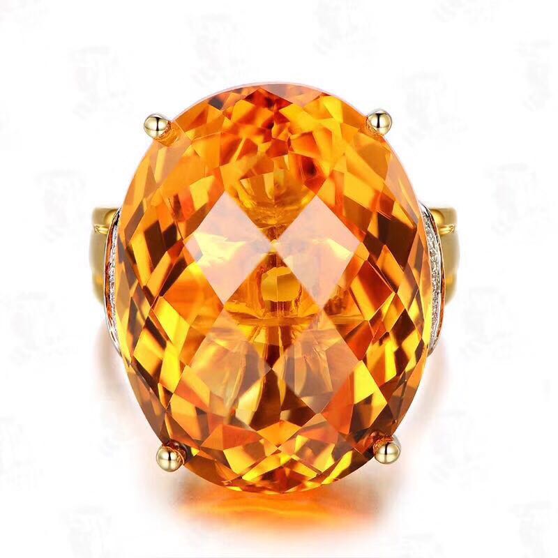 Stunning Brazilian Citrine Ring