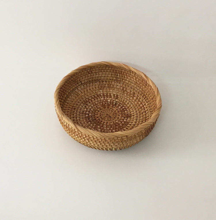 Panier de rangement pour la maison en rotin fait à la main