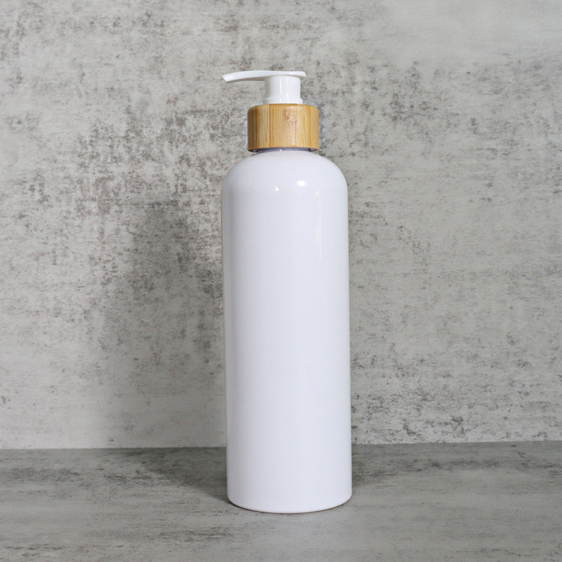 Bouteille à épaule ronde en bambou blanc