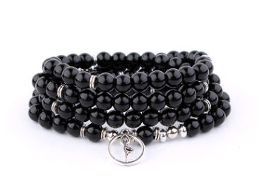 108 Natural Stone Rosary With Symbols