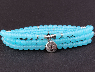 108 Natural Stone Rosary With Symbols
