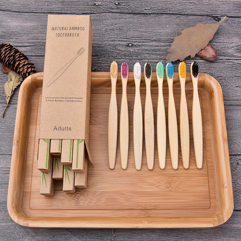 Brosse à dents en bambou biodégradable