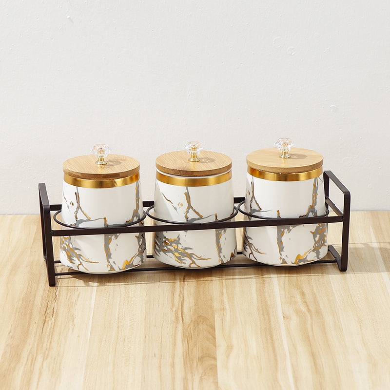 Nordic Ceramic Seasoning Jar