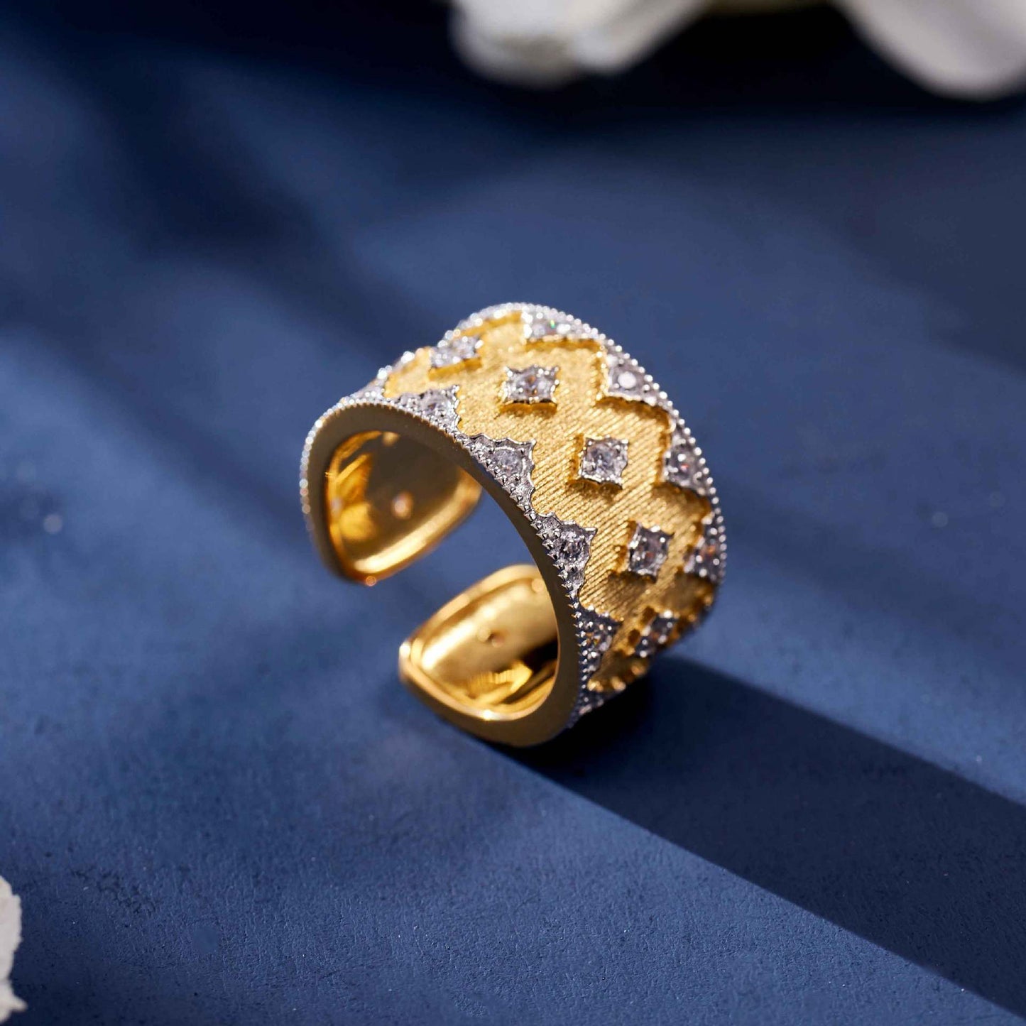 925 Silver European And American Star Ring