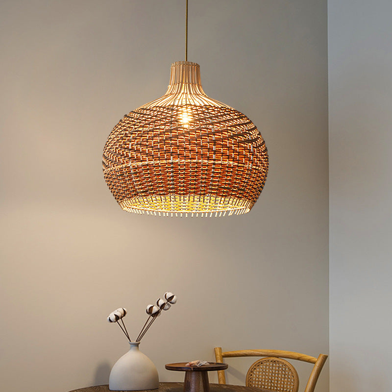 Nordic Creative Rattan Chandelier