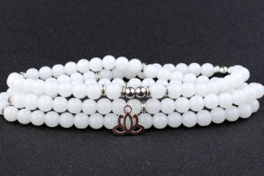 108 Natural Stone Rosary With Symbols