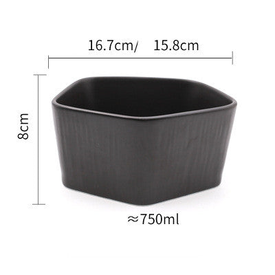 Nordic Ceramic Plate With Wooden Handle