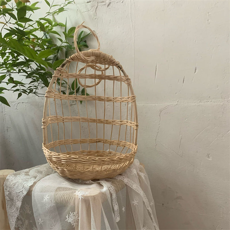 Handmade Rattan Spider Plant Swing