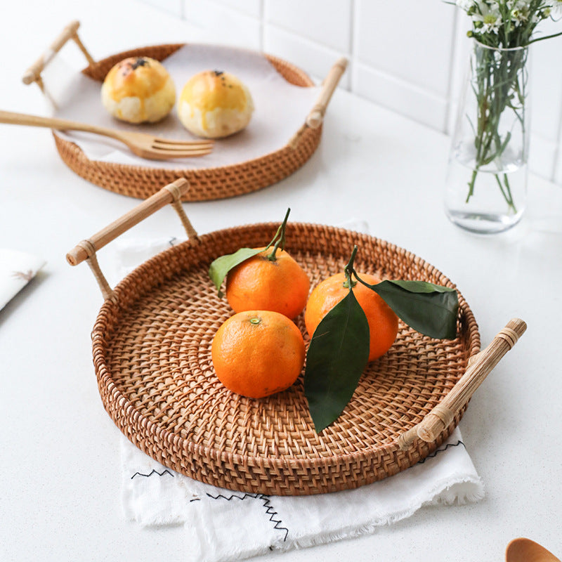 Panier en rotin fait main