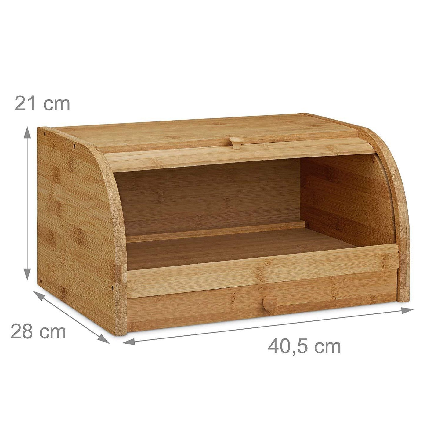 Bamboo Large Bread Box