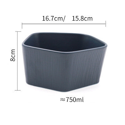Nordic Ceramic Plate With Wooden Handle
