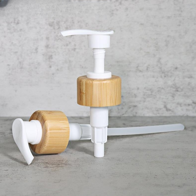 Bouteille à épaule ronde en bambou blanc