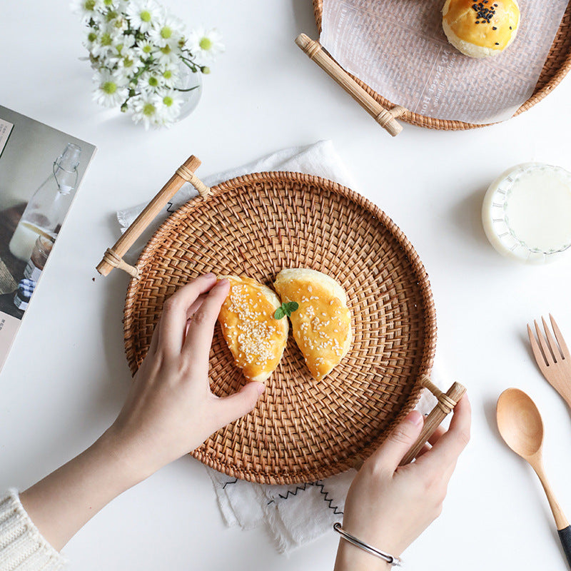 Panier en rotin fait main