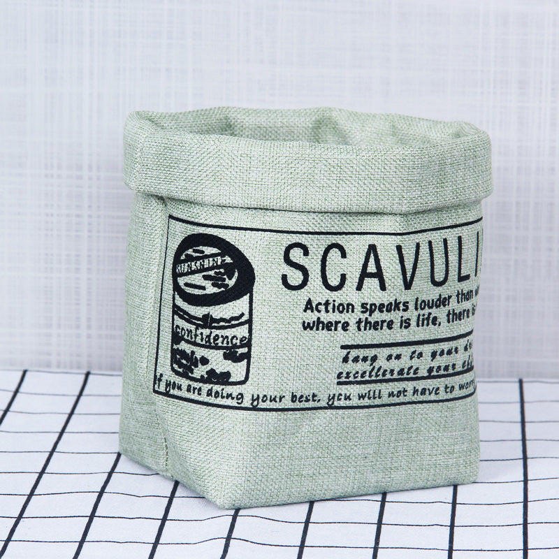 Pot de fleurs en tissu lavable