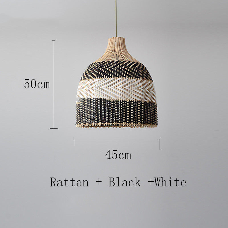 Nordic Creative Rattan Chandelier