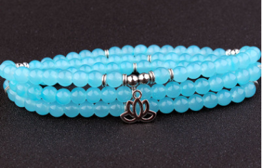 108 Natural Stone Rosary With Symbols