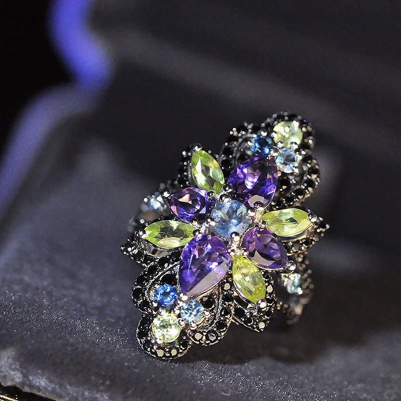 Damen-Amethyst-Ring