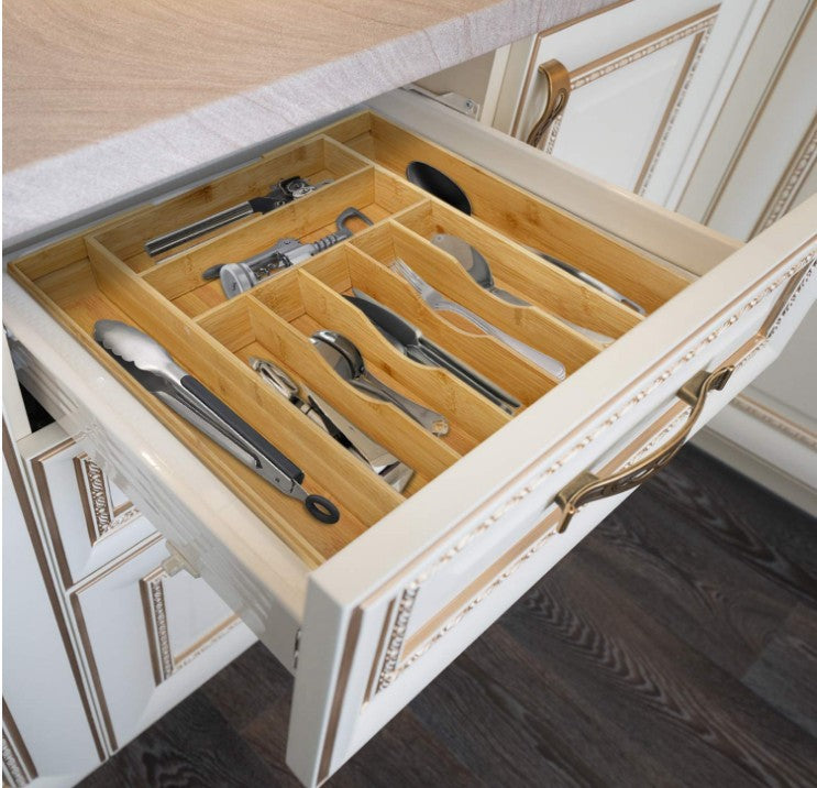 Bamboo & Wood Drawer Partition