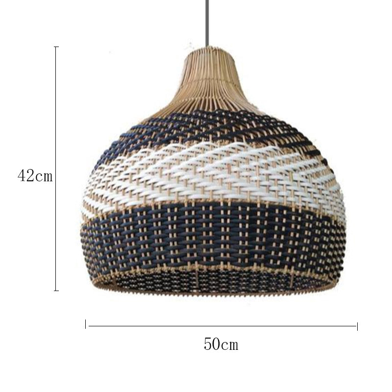 Nordic Creative Rattan Chandelier