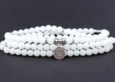 108 Natural Stone Rosary With Symbols