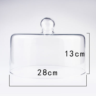 Glas-Obstteller/Nachmittagstee-Kuchendeckel
