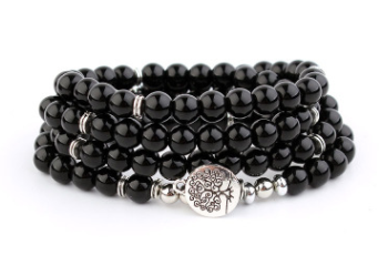 108 Natural Stone Rosary With Symbols