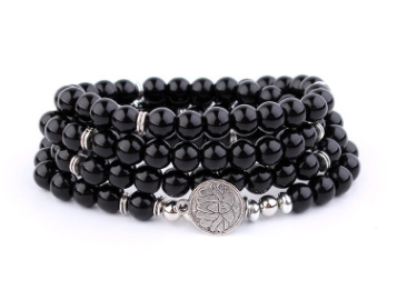 108 Natural Stone Rosary With Symbols