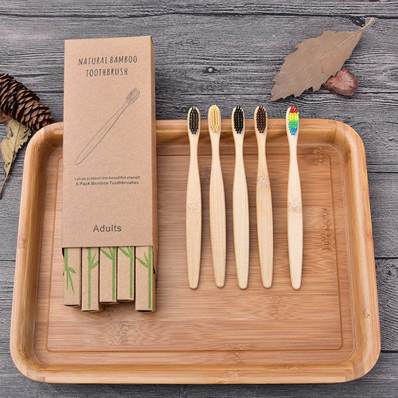 Brosse à dents en bambou biodégradable