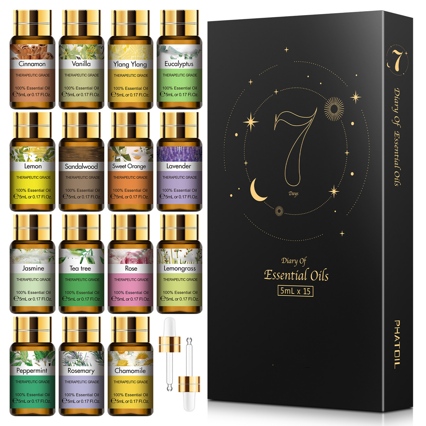 Pure Essential Oils 15pcs Gift Set