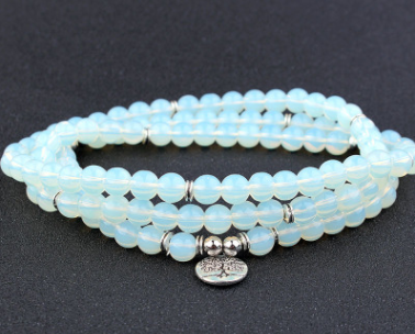 108 Natural Stone Rosary With Symbols
