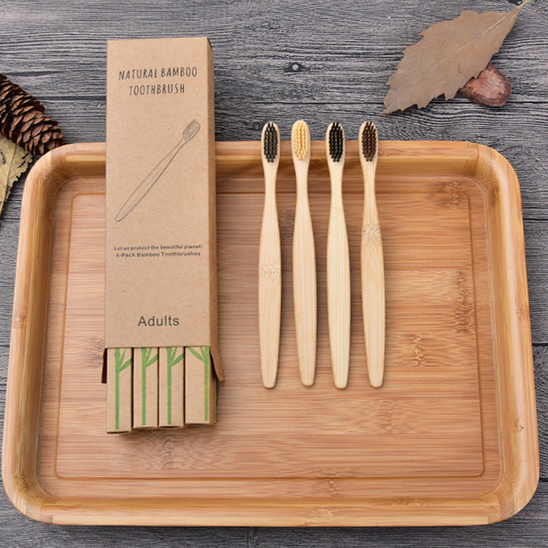 Brosse à dents en bambou biodégradable