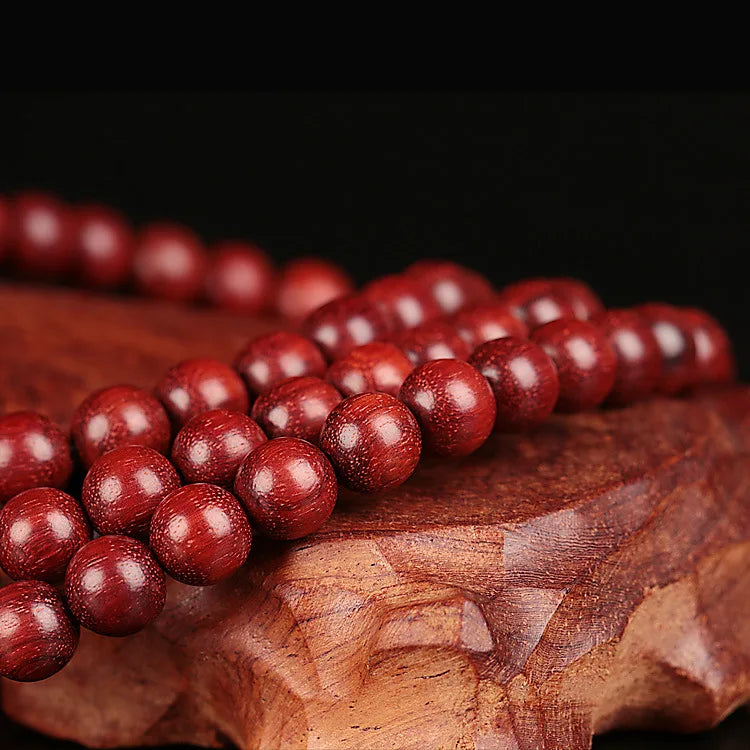 Sambisches rotes Sandelholz 108 Gebetsmala