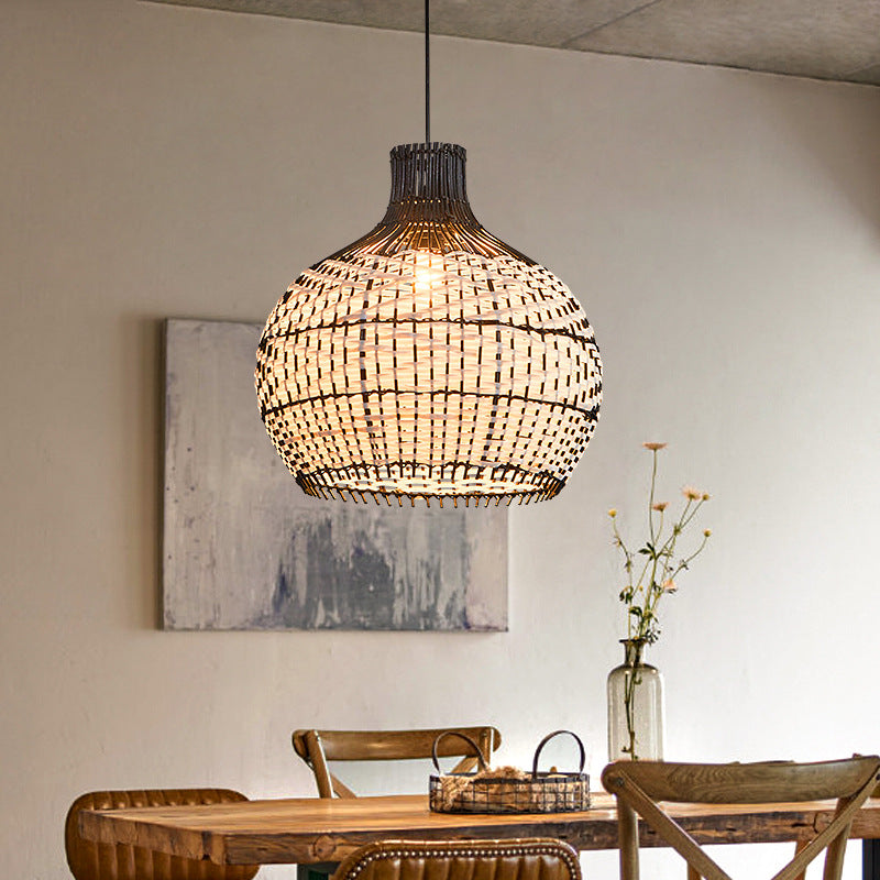 Nordic Creative Rattan Chandelier