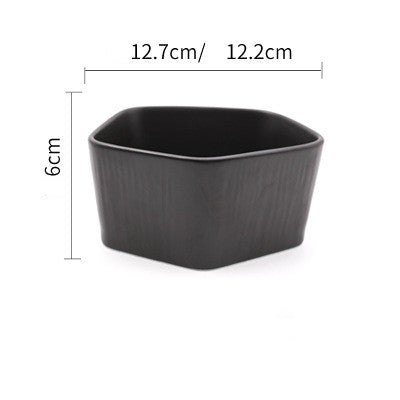 Nordic Ceramic Plate With Wooden Handle