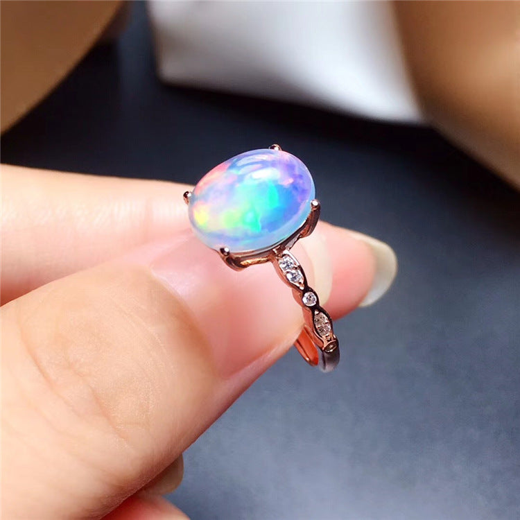 Colorful Opal Ring For Women